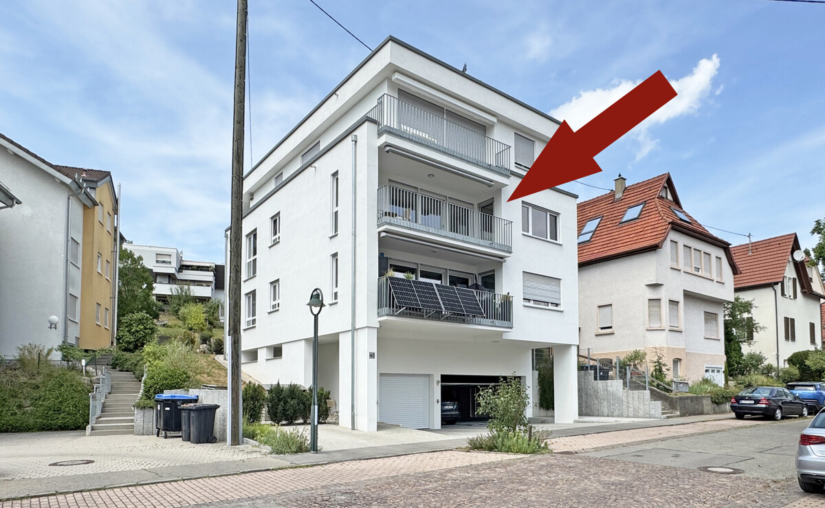 Neuwertig und komfortabel wohnen mit Aufzug und Aussicht - Hausansicht (4217)