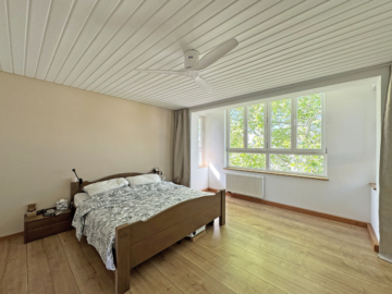 Modern wohnen mit Altbaucharme und schönem Ausblick - Schlafen (3463)